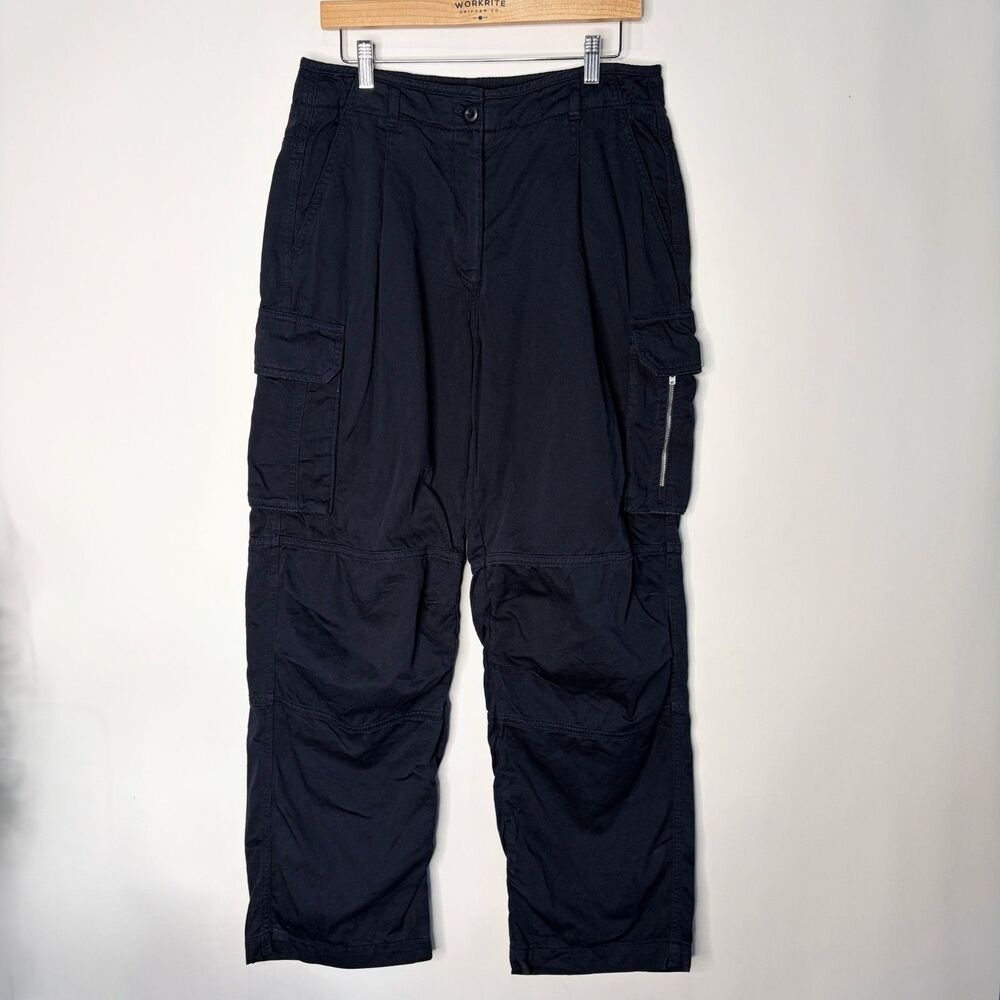 Me + Em Cargo Pants Trousers Combat Navy Blue Women Size 10 EUC